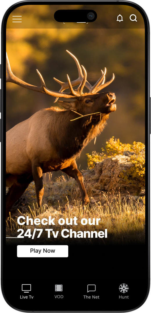 mockup iphone-Hunting TV